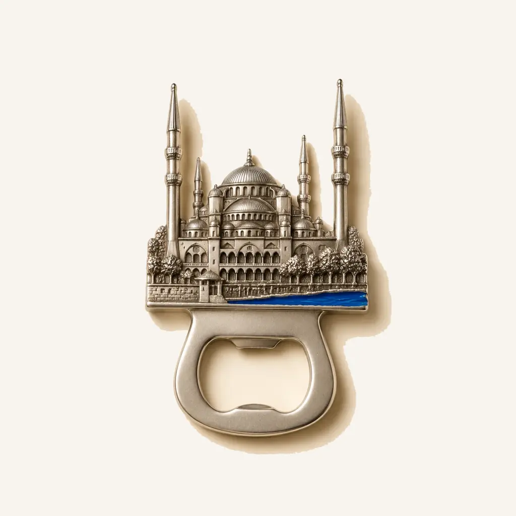 Zinc alloy landmark souvenir bottle opener