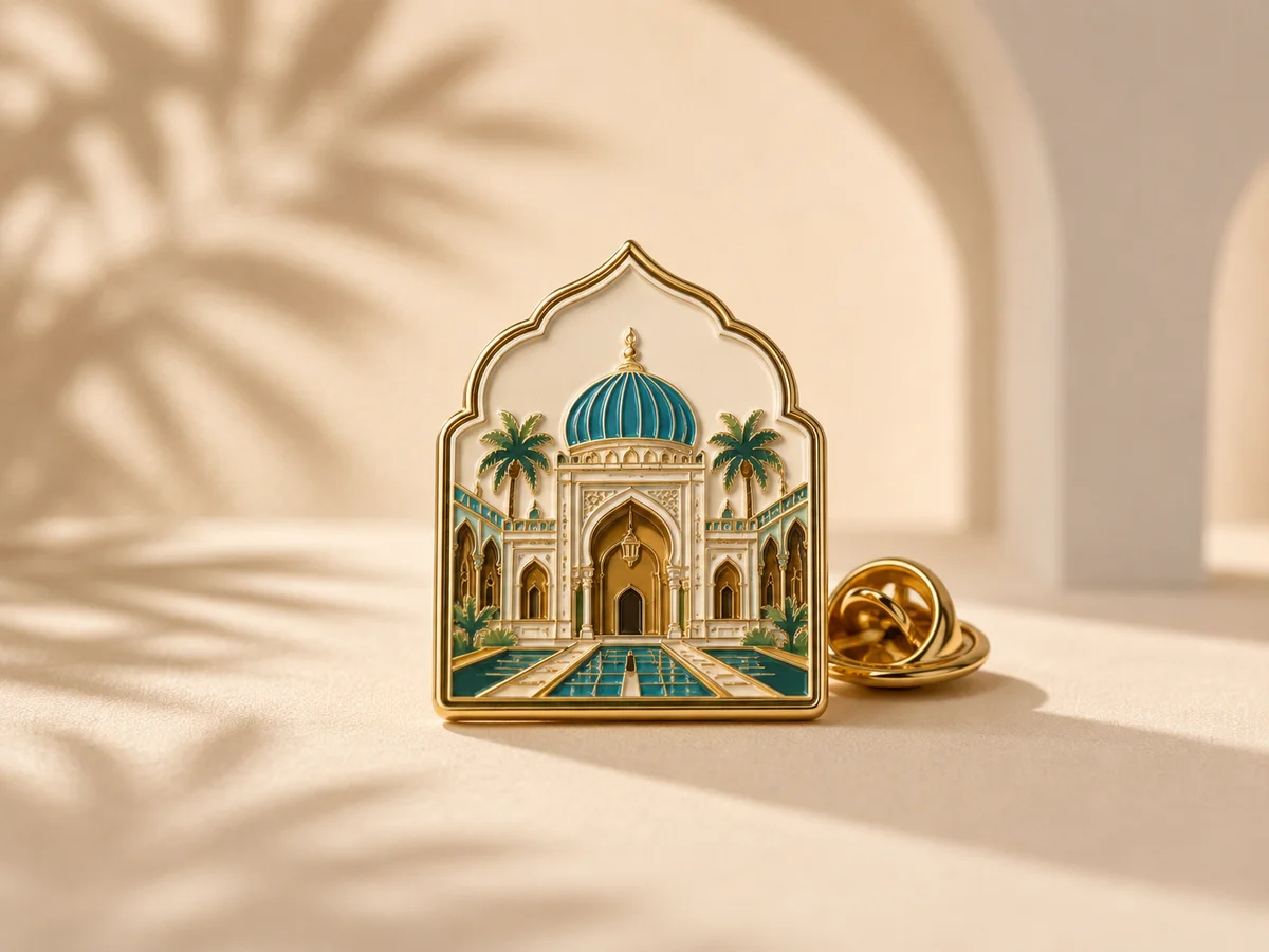 Decorative enamel pin