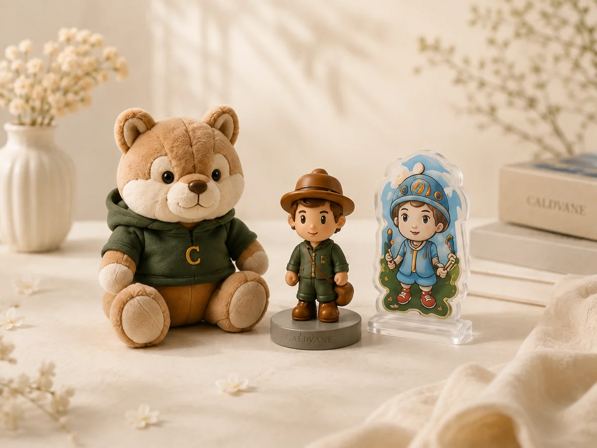 A character-inspired collectible object