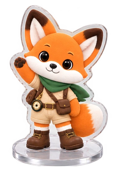 Civi fox character acrylic stand.