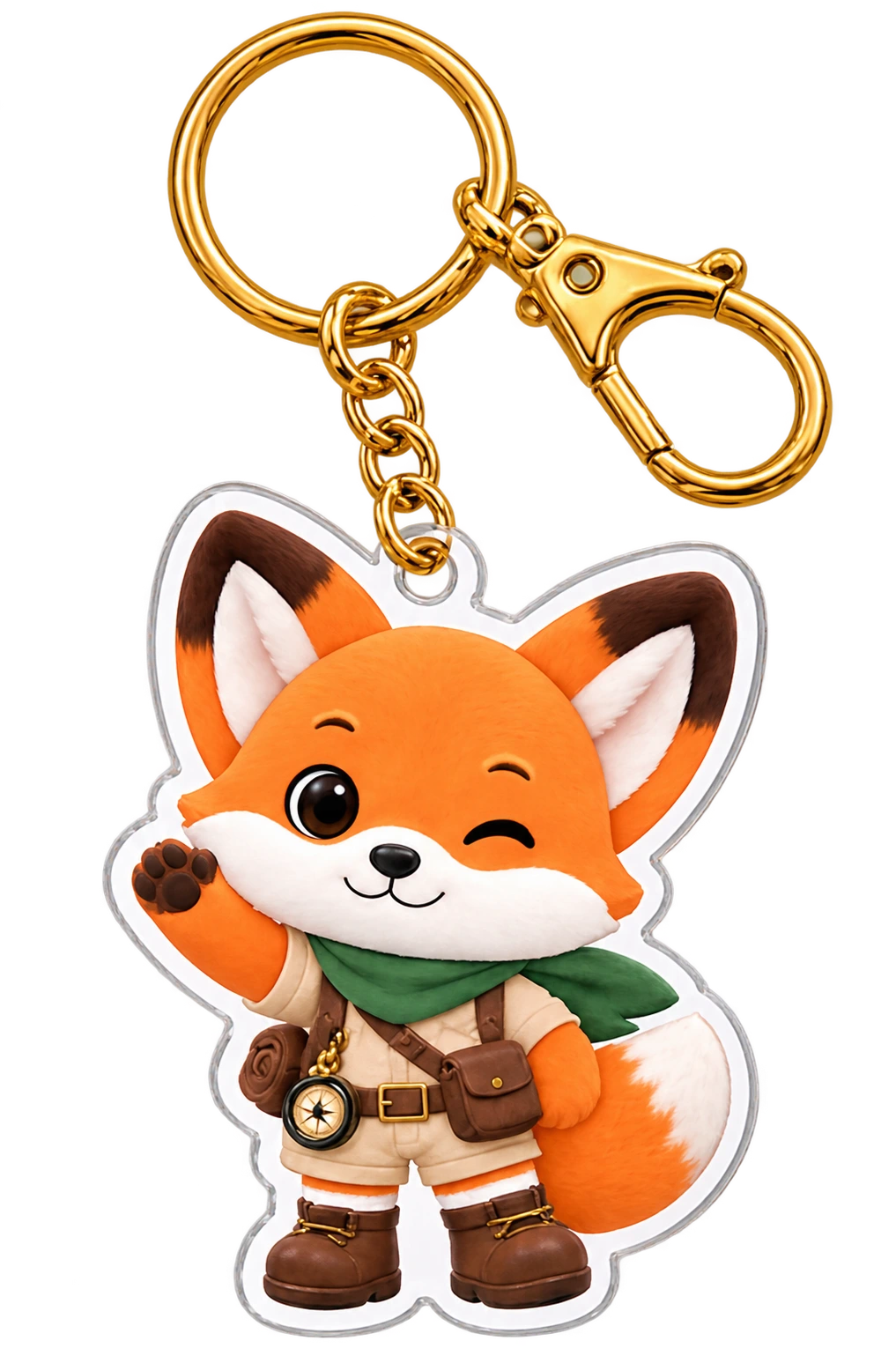 Civi fox character keychain.